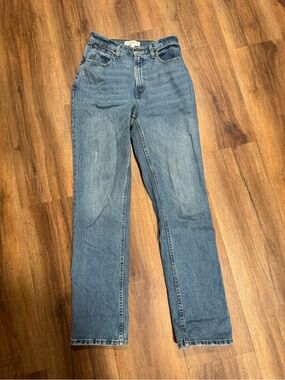 Abercrombie & Fitch Curve Love Women's 90’s Straight-Leg Ultra High Rise